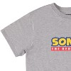 Sonic The Hedgehog Men's Shirt - The Blur Blur - Official Sega Front and Back Placement Print T-Shirt - 3 of 4