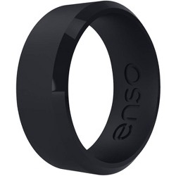 Enso Rings Mens Infinity Silicone Ring Premium Fashion Forward Silicone Ring