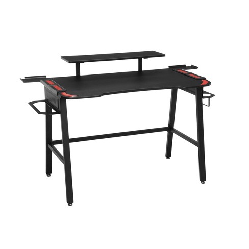 1010 Gaming Computer Desk Red Respawn Target