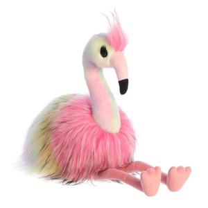 Aurora Medium Fable Flamingo Luxe Boutique Exquisite Stuffed Animal Pink 10" - 1 of 4
