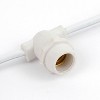 Novelty Lights 100 Feet Heavy Duty Light Strings and Sets with 100 In-Line E12 Sockets, White Wire PVC Stringer, 12" Spacing, Non-Connectable - 4 of 4