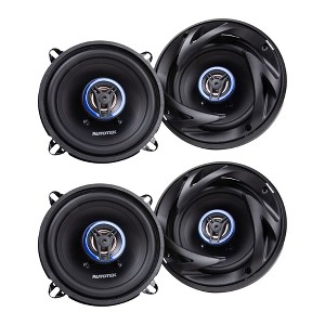 Autotek 4 Pack Street Machine 250W 5.25 Inch 2 Way Car Audio Coaxial Speakers with Neo Mylar Soft Dome Tweeters for Crystal Clear Sound - 1 of 4
