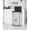 Coucheta tall Trash Can with Lid - Dual-Tier Stainless Steel Vertical Trash Can with Recycle Combo for Office & Indoor Use - 3 of 4