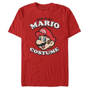 Men's Nintendo This is my Mario Costume T-Shirt - 1 of 4