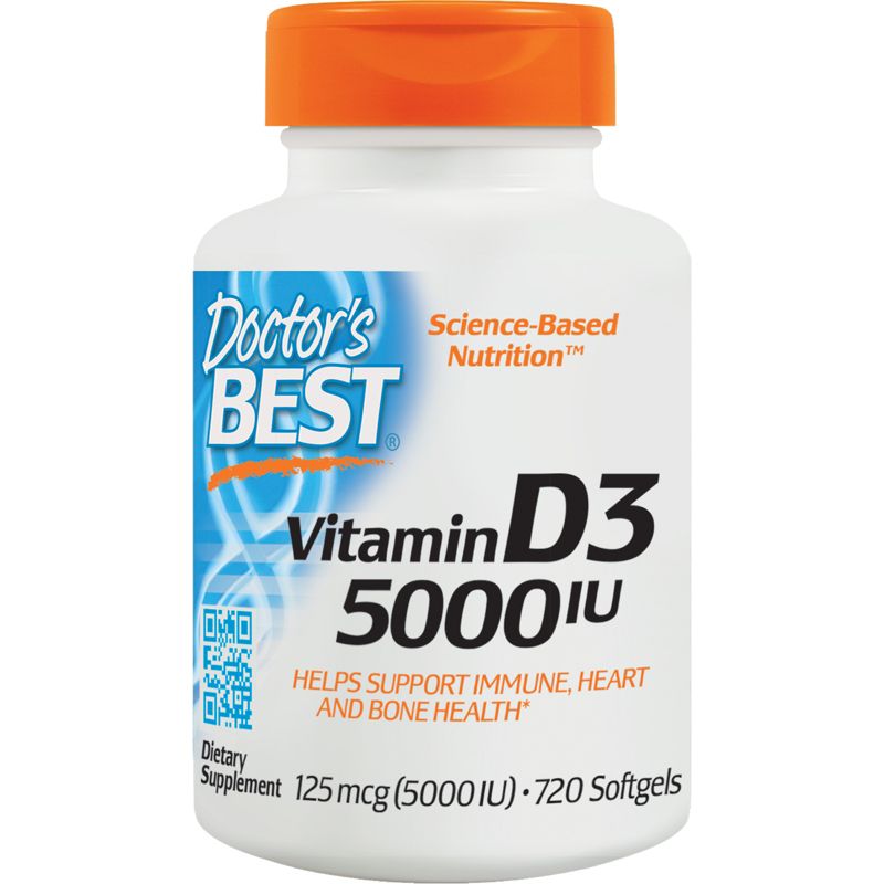 Doctor's Best Vitamin D3, Softgels, 3 of 4