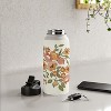 Lebrii Freya Flowers 32 Oz Water Bottle With Handle Lid - Society6 : Target