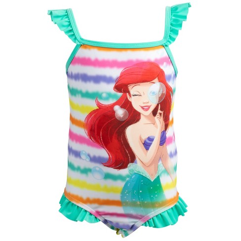 Girls Mermaid Chic One Shoulder One Piece Swimsuit - Mia Belle Girls
