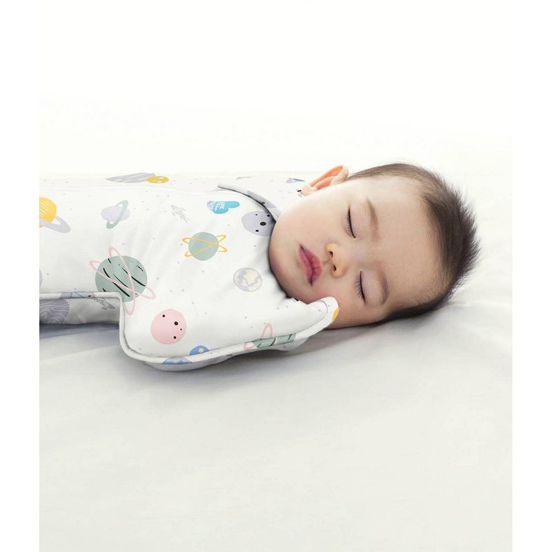Love to Dream Designer Collection Adaptive Swaddle Wrap - Lite Space White, 5 of 6