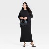 Women's High-Rise Brushed Ribbed Maxi Skirt - A New Day™ - 3 of 3