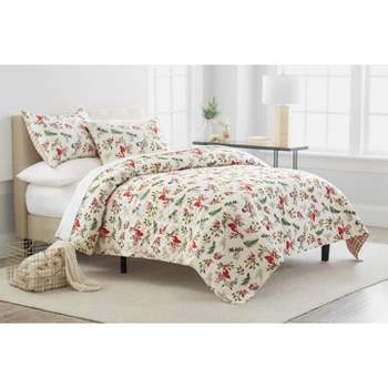 C&F Home Nature's Holiday Cotton Quilt Set  - Reversible and Machine Washable