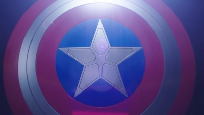 Marvel Legends Series Captain America Red and Blue Shield