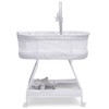 Delta Children Curve Bassinet - White and Gray - 4 of 4