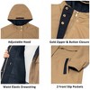 Alpine Swiss Tanya Womens Hooded Rain Jacket Long Raincoat Trench Coat Windbreaker - 3 of 4