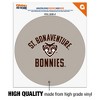 St. Bonaventure Bonnies Automotive Car Window Locker Circle Bumper Sticker - 3 of 4