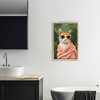 Stupell Industries Cozy Cat and Tropical Plants Floating Frame Canvas Art - 3 of 4