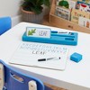 ECR4Kids Printing Practice Station with Tracing Cards, Pens and Eraser, White/Blue - 4 of 4