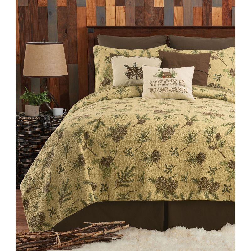C&F Home Woodland Retreat Cotton Quilt Set  - Reversible and Machine Washable, 2 of 8