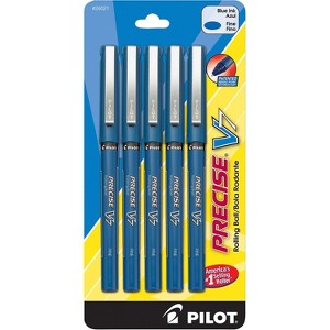 Pilot Roller Ball Pen Nonrefillable Fine Point 5/PK Blue 26021 - 1 of 4