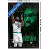 Trends International NBA Boston Celtics - Jaylen Brown 25 Framed Wall Poster Prints - 3 of 4
