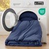 Bedsure | 3Pcs Beige Soft Warm Imitation Washed Cotton Bed Comforter Sets for All Seasons - 4 of 4