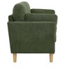 NicBex Modern Minimalist Loveseat Sofa Couch with Two Pillows & Wooden Legs,2-Seat Lounge Sofa for Living Room,Apartment - 3 of 4