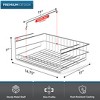 Sorbus Under Cabinet Can Storage Shelf – Pantry Organizer with Divider for Canned Goods - 4 of 4
