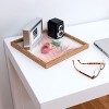 Gale Switzer Palm Leaf Synchronicity 12" x 12" Medium Square Bamboo Tray - Deny Designs - 2 of 3