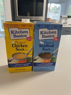 Kitchen Basics Original Seafood Stock, 32 fl oz , fish stock ...