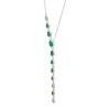 Silpada 'Polished Perfection' Sterling Silver Multi-Colored Quartz Lariat Necklace, 18" + 2" - 2 of 4