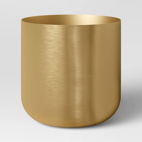 large brass planter