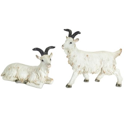 Melrose Mountain Goat Figurine (Set of 2)