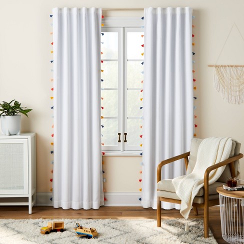 Collections Etc Scalloped Edge Curtains : Target