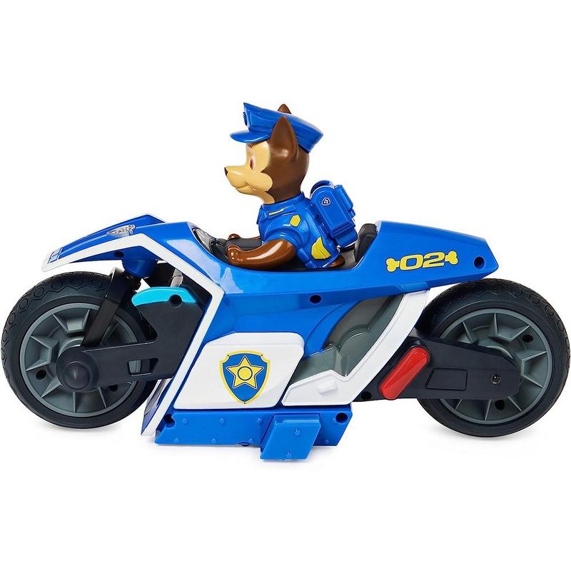 Paw Patrol, Chase RC Movie Motorcycle, Remote Control Car Kids Toys for Ages 3 and up, 3 of 4