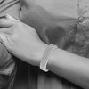 Black Bow Jewelry Men's 16mm Polished Stainless Steel Woven Bracelet, 7.5 Inch - 4 of 4