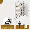 Whizmax 3-Drawer Rattan Shoe Cabinet, Narrow Entryway Storage with Adjustable Shelves, for Hallway, Living Room - 2 of 4