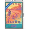 Trends International Star Wars: Jakku - Escape from Jakku Framed Wall Poster Prints - 3 of 4