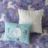 Lovely Unicorn Print Cotton Comforter Set, All Season Home Textile fits Child's Bedroom Decor - 2 of 4