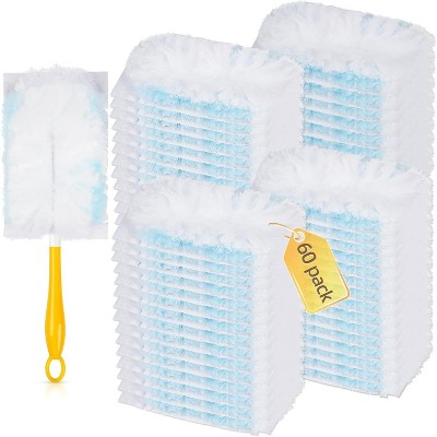 30 Count Duster Refills Compatible with 180° Handle, Heavy Duty Multi-Surface Duster Replacement with Standard Handle