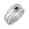 Silpada 'Her Empire' Sterling Silver Blue Lapis Ring Set - 2 of 4