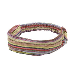 Unique Bargains Women's Stripes Wide Headband 1 Pc - 1 of 4