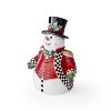 Spode Christmas Tree Black and White Snowman Cookie Jar - 2 of 4