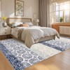 8x10 Area Rugs for Living Room Washable Rugs Ultra-Thin Oriental Non-Slip Accent Carpet Stain-Resistant Farmhouse Low Pile Floor Carpet for Bedroom - 4 of 4
