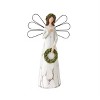 Winter Angel Holiday Figurine Set Frosted Finish – 2pc by Melrose - 2 of 3