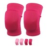 Unique Bargains Sporting Protective Breathable Flexible Knee Support Compression Sleeve Brace 1 Pair - 3 of 4