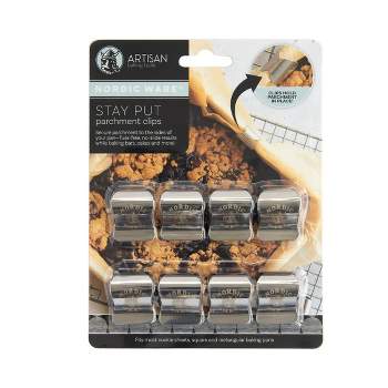 Nordic Ware 8ct Stainless Steel Baking Clips Silver
