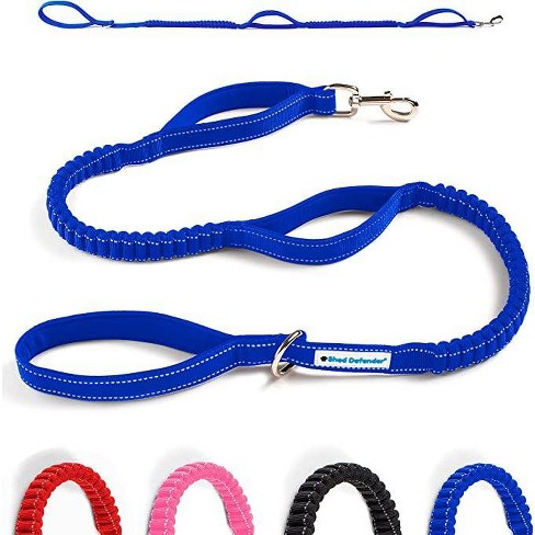 Shed Defender Shock Absorbing Bungee Leash Three Padded Traffic Handles Stretches From 4 7 Ft. Royal Blue Target