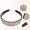 Unique Bargains Women's No Slip Rhinestone Wide-brimmed Headband 4.45"x0.98" Champagne 1 Pc - 4 of 4