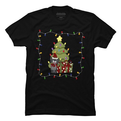 Men's Design By Humans Christmas for Puppy By realdealclipart T-Shirt