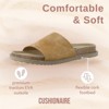 CUSHIONAIRE Ritual Women’s Slide Sandal – Suede Slip-On with Cork Footbed, Contoured Insole & Flexible Lightweight Outsole - 2 of 4