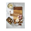 tagltd Say Cheese Long Acacia Board And Cheese Utensil Set Of 4 - 2 of 3